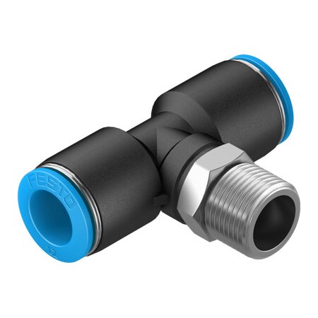 Festo Push-In T-Fitting QST-3/8-12 QST-3/8-12